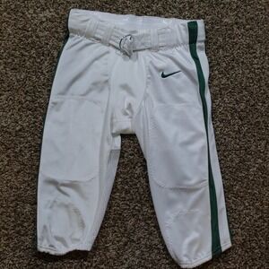 Nike Stock Vapor Pro Football Knickers Pants Mens Medium CI3771 White Green $75